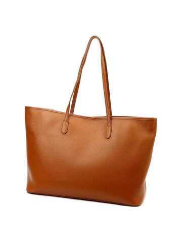 Damska Torebka Skórzana Camel Shopperbag A4 JUICE 112418