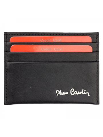 Etui na Karty Męskie Pierre Cardin TILAK06 475 Skóra Naturalna Czarne