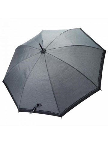 Parasol Pierre Cardin OMB-07 Męski Długi Półautomatyczny Wzór 2 z Logo Brązowa Rączka Duży