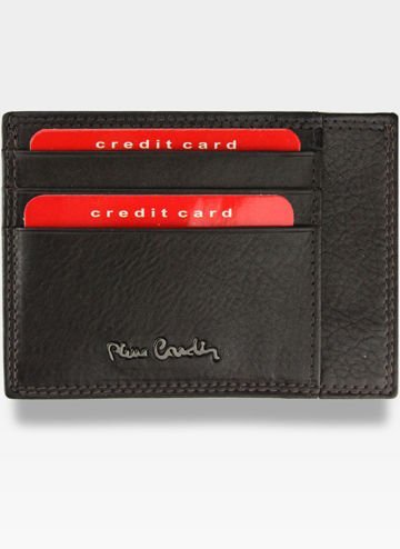 Portfel Skórzany Cardholder Męski Pierre Cardin Slim Brąz Etui Eko06 p020 Brąz