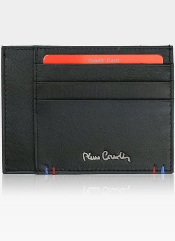 Portfel Skórzany Cardholder Męski Pierre Cardin Slim  Etui Tilak22 P020 Czarny