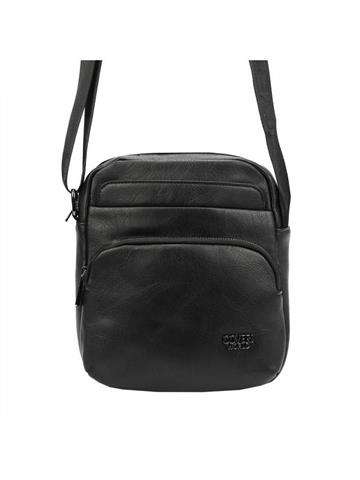 Saszetka Męska Coveri World CW E2257 Skóra Ekologiczna Czarna Crossbody