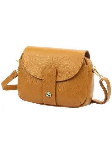 Torebka Skórzana Gregorio 1722 DOLLARO Camel Listonoszka Naturalna Crossbody